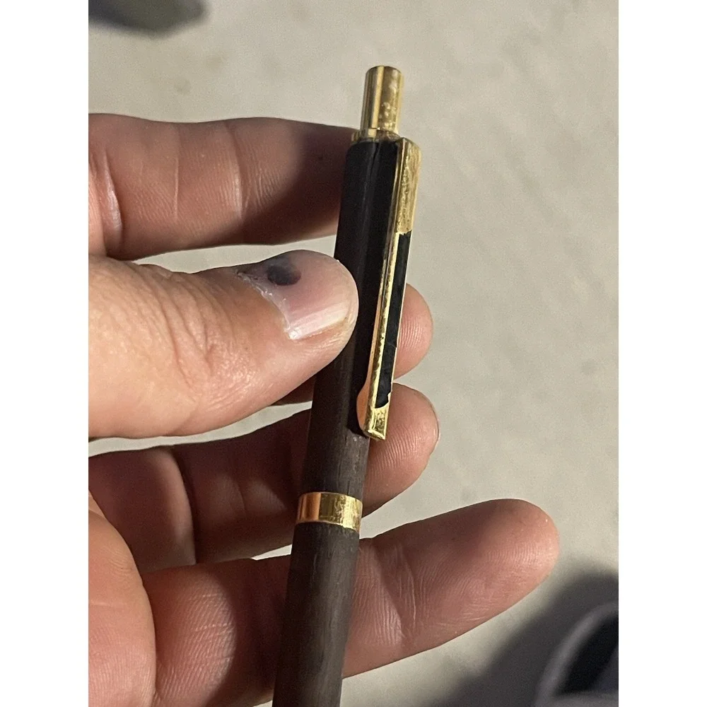 Pen In Wooden Case , Vintage Not Working‎